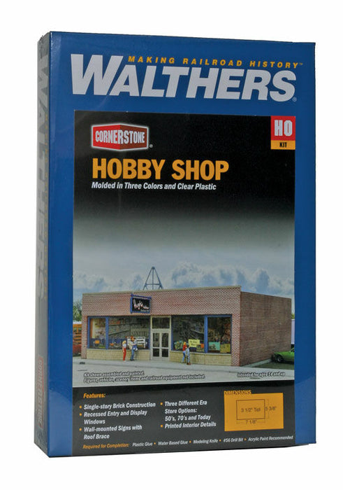 WALTHERS 933-3475 Hobby Shop - 18.1 x 13.7 x 8.9cm