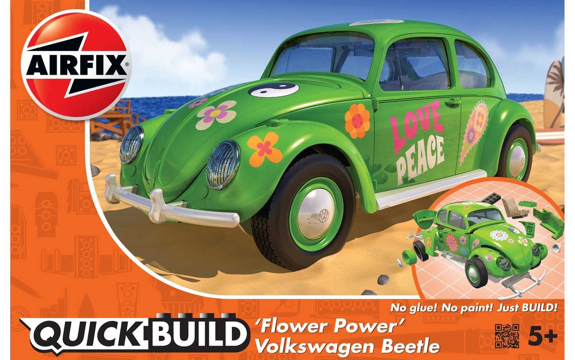 AIRFIX J6031 QUICKBUILD VW Beetle 'Flower Power'