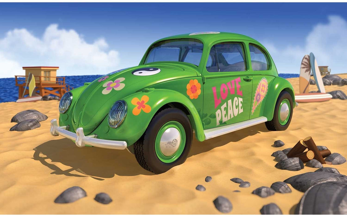 AIRFIX J6031 QUICKBUILD VW Beetle 'Flower Power'