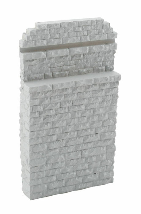 WALTHERS 933-4583 Single-Track Railroad Bridge Stone Abutment - Resin Casting -- Approximate Dimensions: 8.2 x 1.5 x 14.6cm 