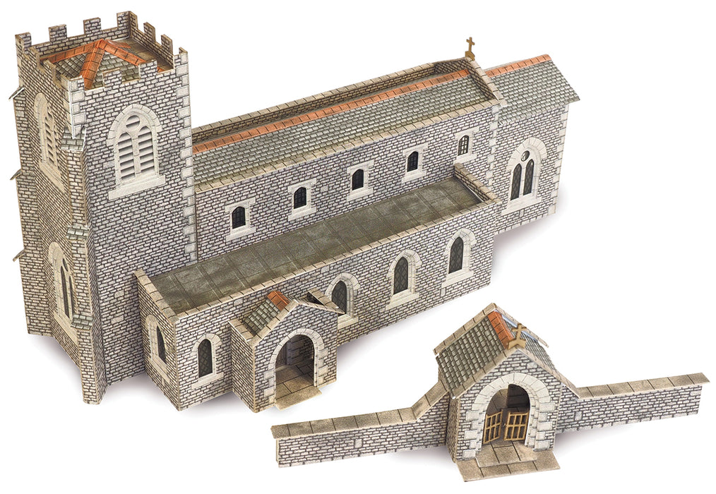 Metcalfe PN926 N Scale Parish Church