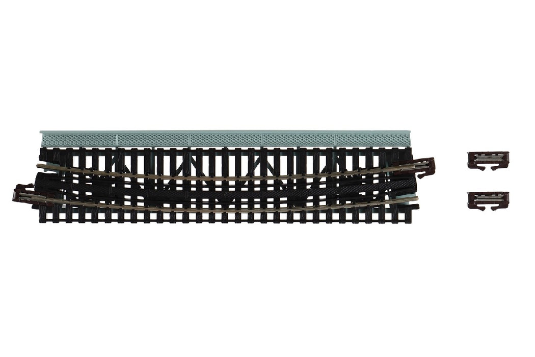 Kato 20-467 Single Curve Girder Bridge, Gray - 448mm (17.6") Radius 15 Degree