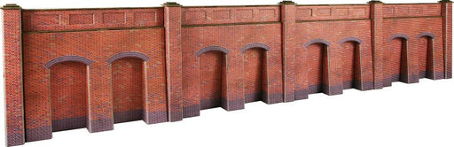 Metcalfe PO244 OO Scale Red Brick Retaining Wall