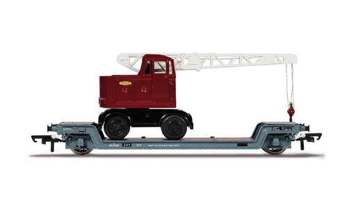 Hornby R60238 BR, Loriot Y Machinery Truck with British Railways Coles Crane - Era 4