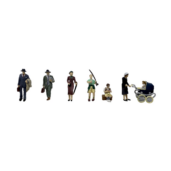 Branchline 36-442 Post war era figures set B