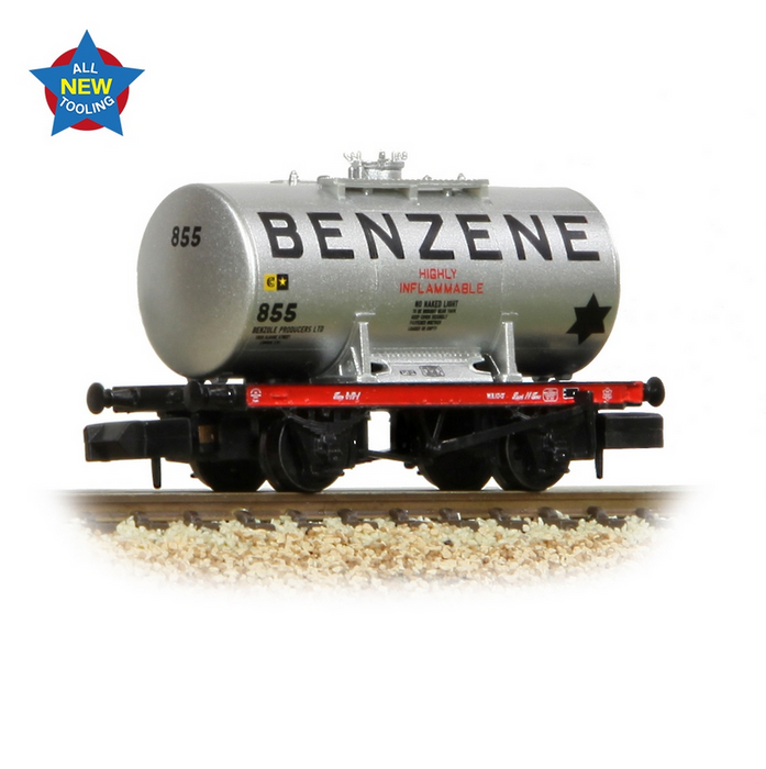 Graham Farish 378-000A 14 ton Anchor mounted tank wagon 'Benzene' black