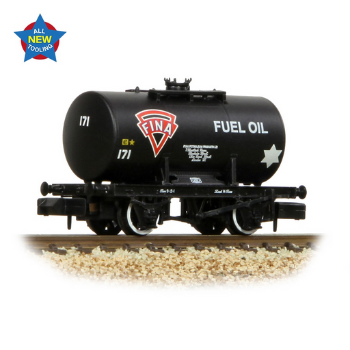 Graham Farish 378-003A 14 Ton Anchor mounted tank wagon 'Fina" black