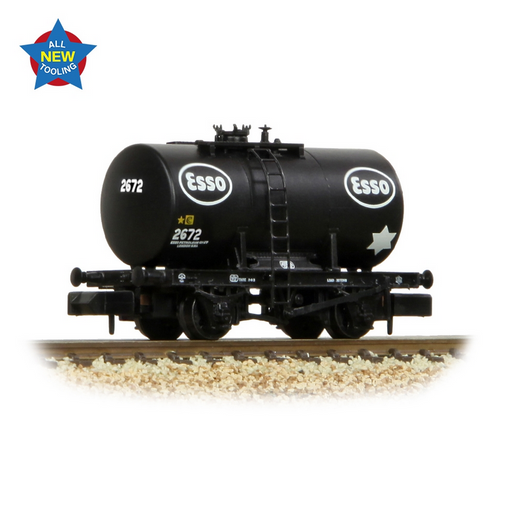 Graham Farish 378-005 20 Ton Anchor mounted tank wagon 'Esso' black