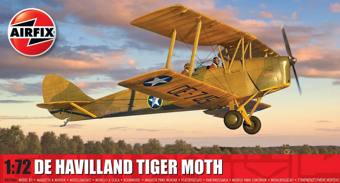 Airfix A02106A De Havilland Tiger Moth - 1:72