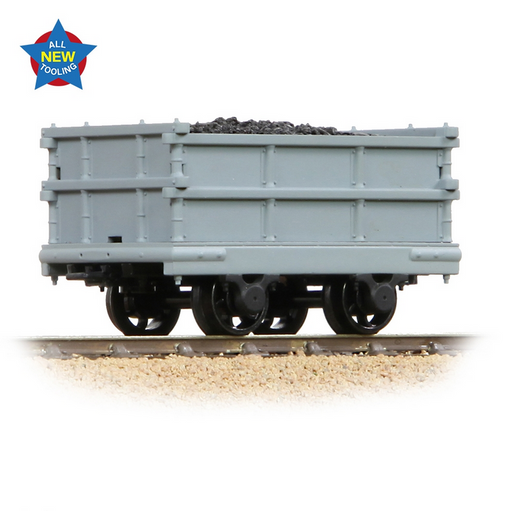 Bachmann NG7 73-029 Dinorwic Coal Wagon in Grey - with Coal Load