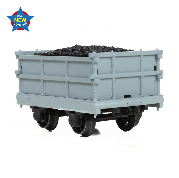 Bachmann NG7 73-029A Dinorwic Coal Wagon in Grey - with Coal Load