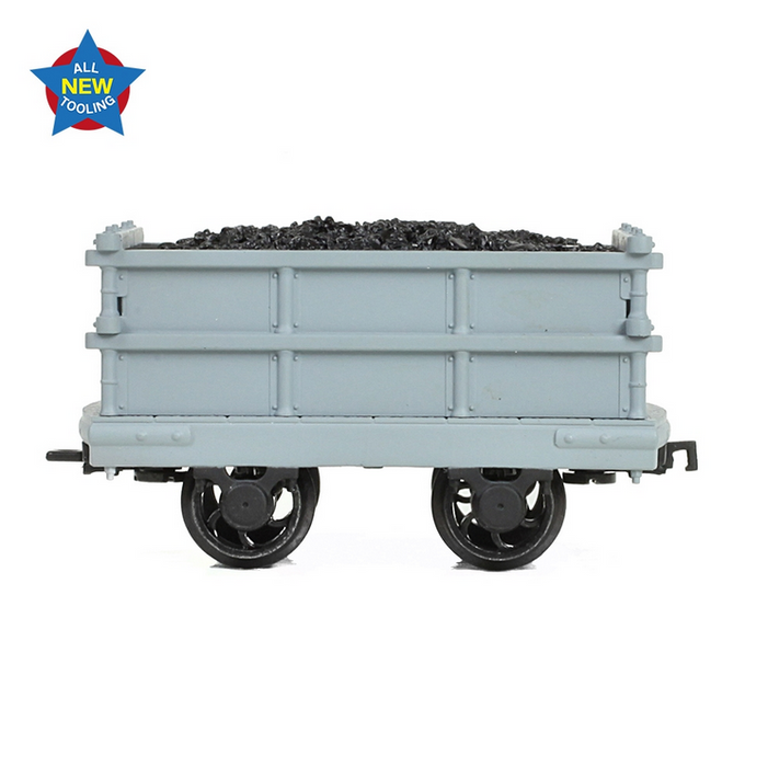 Bachmann NG7 73-029A Dinorwic Coal Wagon in Grey - with Coal Load