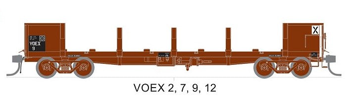 SDS Models ELX010 VOEX Wagon Pack (4-Pack Containing VOEX #2, #7, #9, #12)