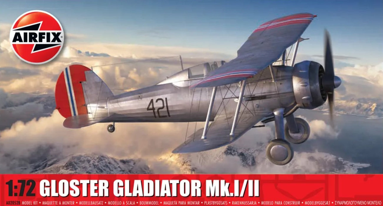 AIRFIX A02052B Gloster Gladiator Mk.I/Mk.II 1:72