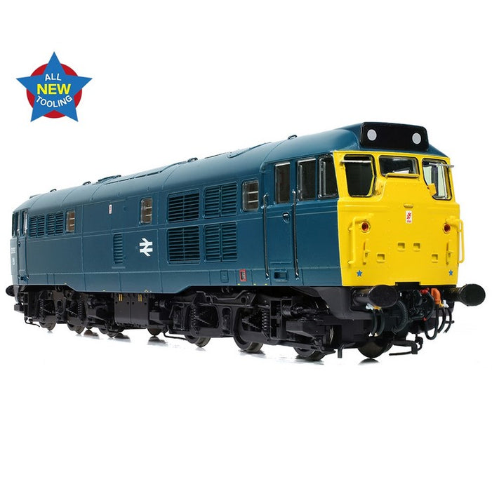 Branchline 35-805ASFX Class 31/1 Diesel Locomotive - #31293 in British Rail Blue - With DCC Sound, Spinning Fans, and Auto Release Couplers