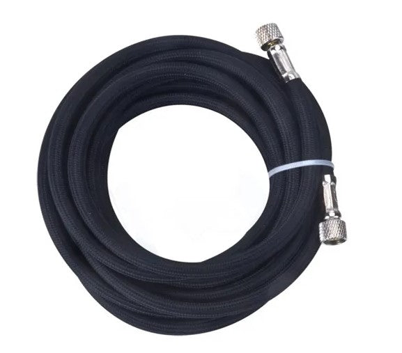 HSeng HS-B3-1 Braided Airhose - 1/8" BSP Female to 1/8" BSP Female - 1.8M Long