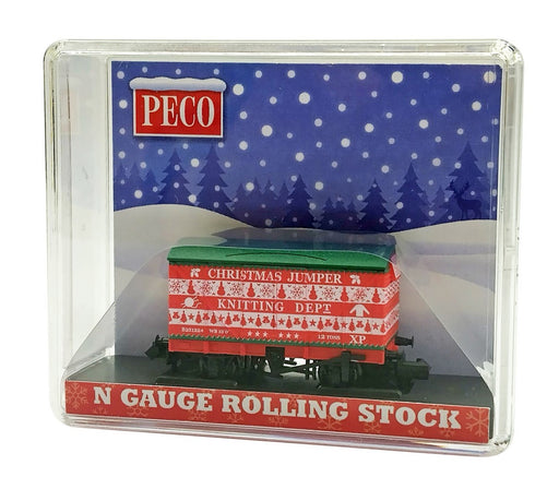 PECO NR2011XM N Gauge 'Christmas Jumper Dept' Vanfit