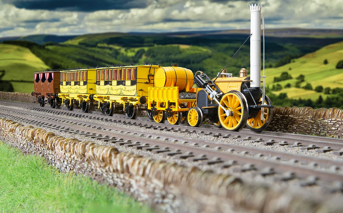 Hornby R30090 L&MR, Stephenson's Rocket Train Pack - Era 1