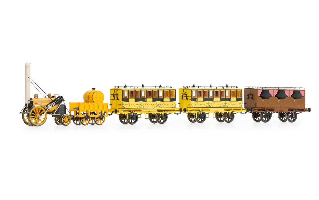 Hornby R30090 L&MR, Stephenson's Rocket Train Pack - Era 1