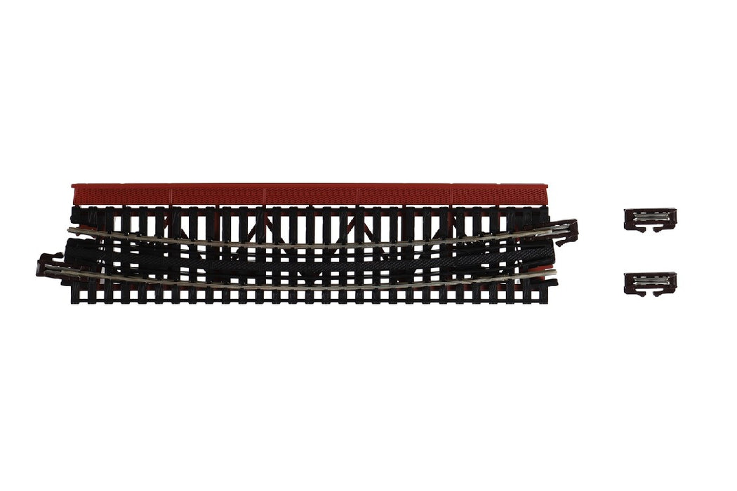 Kato 20-465 Single Curve Girder Bridge, Red - 448mm (17.6") Radius 15 Degree