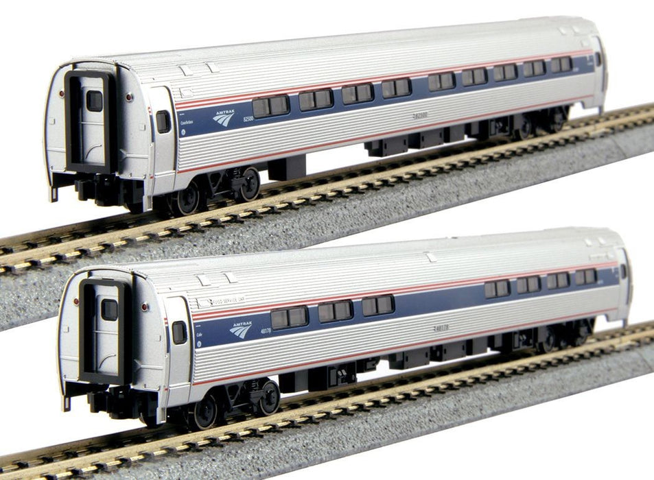 Kato 106-8003 AMFLEET 1 COACH, CAFE 2 CAR SET B, AMTRAK PHASE VI