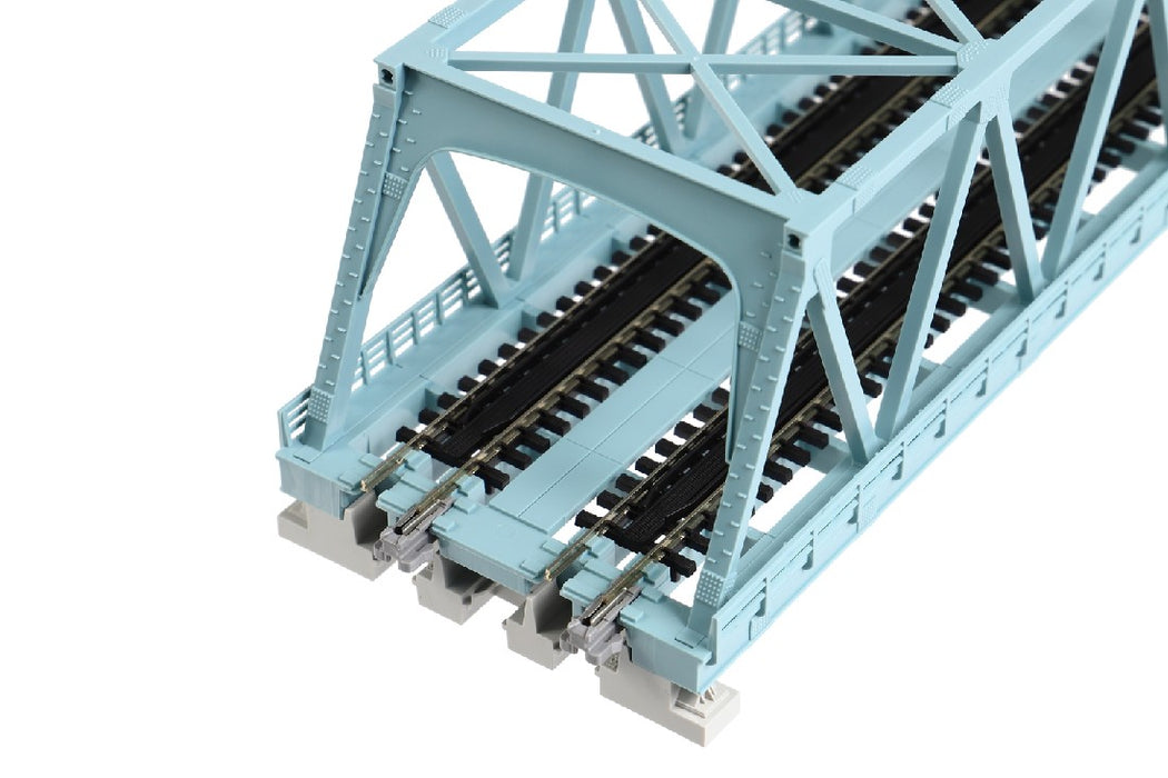 Kato 20-436 248mm (9 3/4") Double Track Truss Bridge, Light Blue