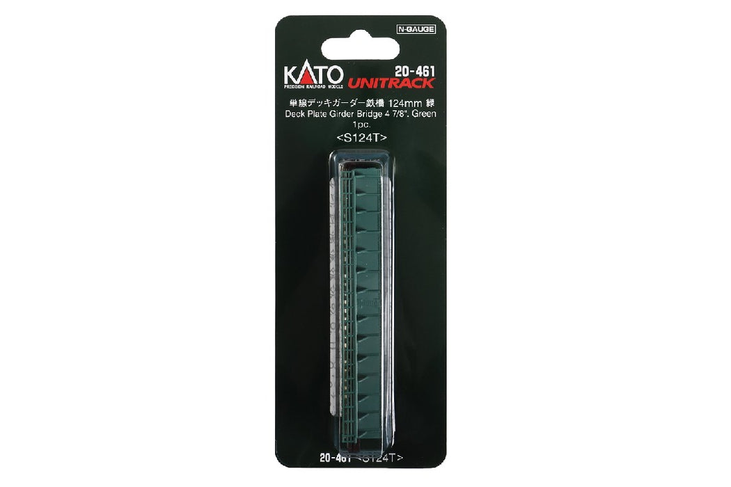 Kato 20-461 124mm (4 7/8") Deck Plate Girder Bridge, Green