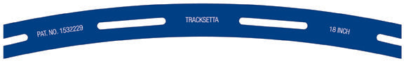 TRACKSETTA OOT18 OO Gauge Track Template 18" (457mm) Radius 