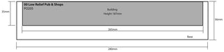 Metcalfe PO205 OO Scale Low Relief Pub