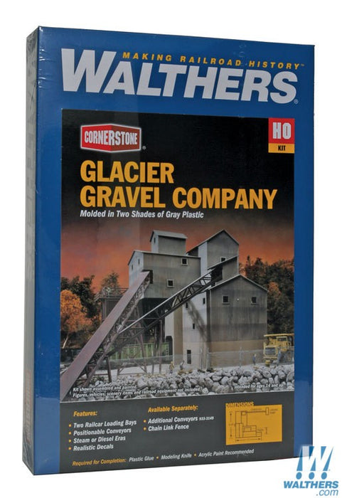 WALTHERS 933-3062 Glacier Gravel Company - 23.8 x 27.9 x 26cm