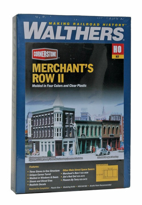 WALTHERS 933-3029 Merchant's Row II - 25.4 x 12.7cm