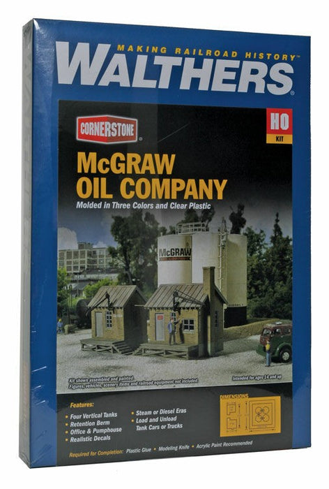 WALTHERS 933-2913 McGraw Oil Company - 16.5 x 22.5 x 12.7cm