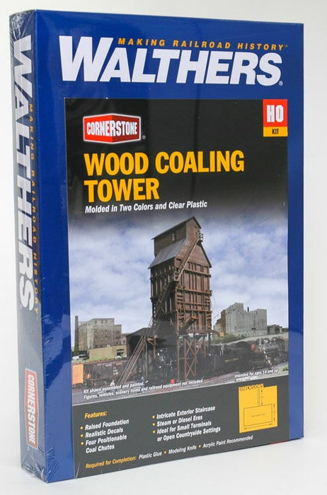 WALTHERS 933-2922 Wood Coaling Tower - 19.1 x 16.5 x 27cm