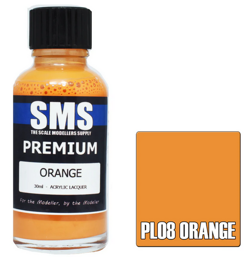 SMS PL08 Premium Lacquer GENERAL COLOUR - ORANGE (30ml)