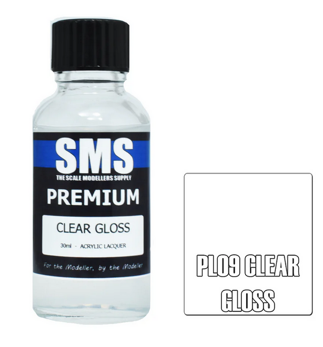 SMS PL09 Premium Laquer General Color Clear Gloss (30ml)