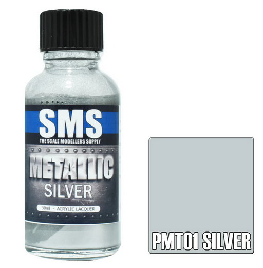 SMS PMT01 Premium lacquer Metallic Silver (30ml)