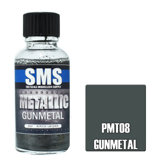 SMS PMT08 Premium Laquer Metallic Gun Metal (30ml)