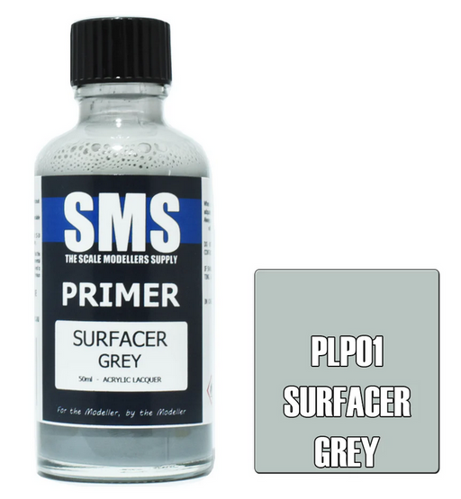 SMS PLP01 Surfacer Grey Acrylic laquer primer (50ml)