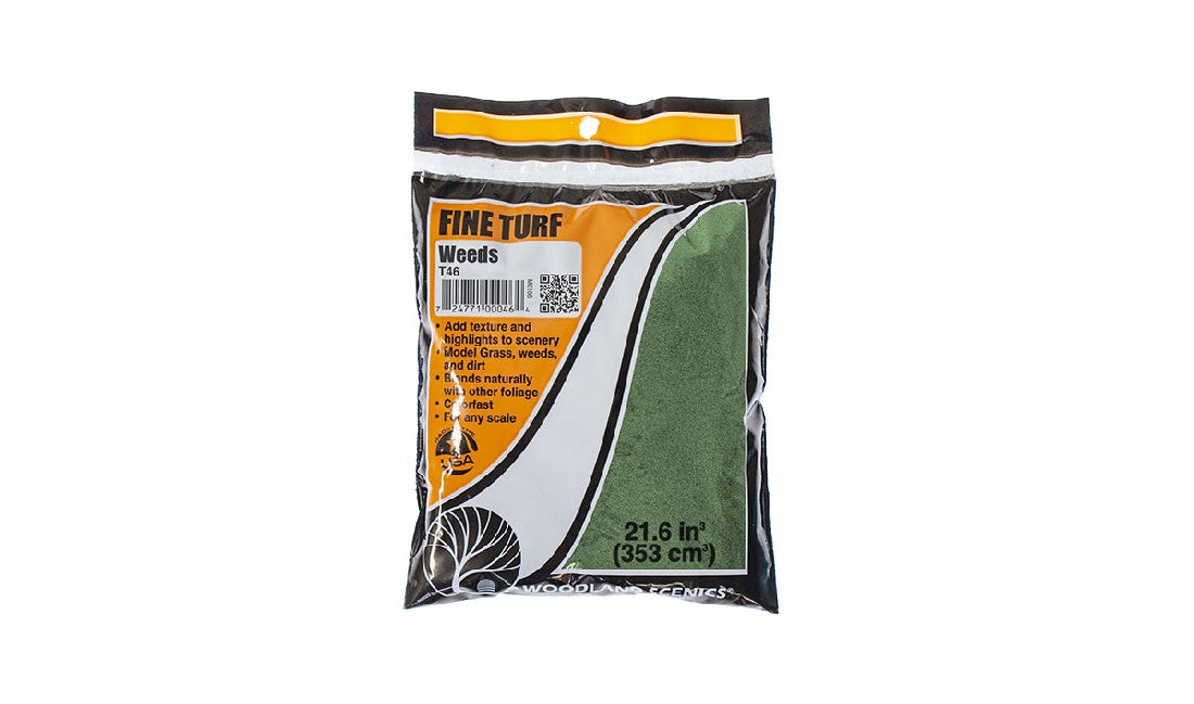 WOODLAND SCENICS T46 Fine Turf Weeds Bag (353 cm3)