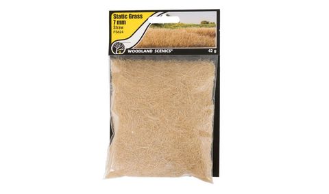 WOODLAND SCENICS FS624 7mm Static Grass Straw (42g)