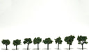 WOODLAND SCENICS TR1501 3/4-11/4' MED GRN TREES