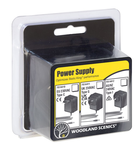 WOODLAND SCENICS FS14412 Field System Power Supply (Australia and New Zealand Plug)