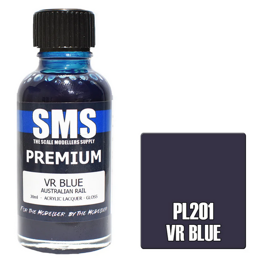 SMS PL201 Premium Lacquer AUSTRALIAN RAIL - VR BLUE (30ml)