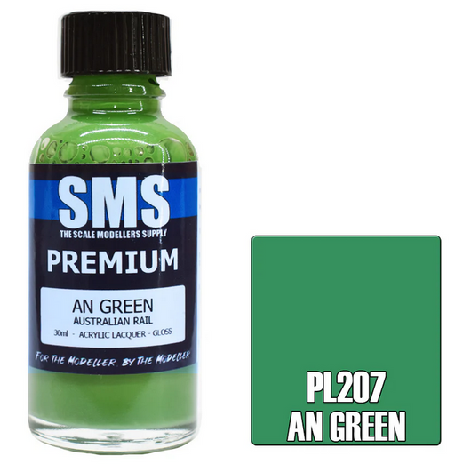 SMS PL207 Premium Lacquer AUSTRALIAN RAIL - AN GREEN (30ml)