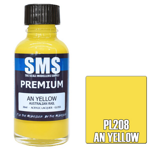 SMS PL208 Premium Lacquer AUSTRALIAN RAIL - AN YELLOW (30ml)