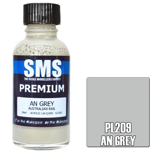 SMS PL209 Premium Lacquer AUSTRALIAN RAIL - AN GREY (30ml)