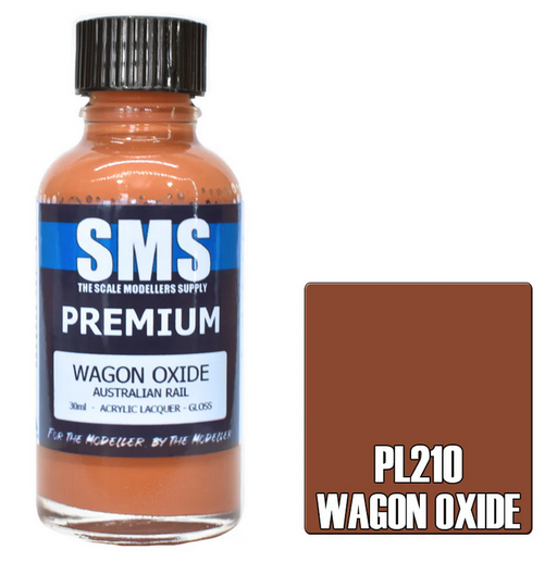 SMS PL210 Premium Lacquer AUSTRALIAN RAIL - WAGON OXIDE (30ml)