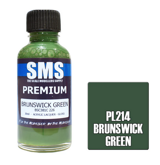 SMS PL214 Premium Laquer AUSTRALIAN RAIL - Brunswick Green (30ml)