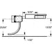 Kadee 22 - #22 HO Gauge 20-Series Plastic Couplers with Gearboxes - Medium (9/32") Overset Shank  [4pcs]