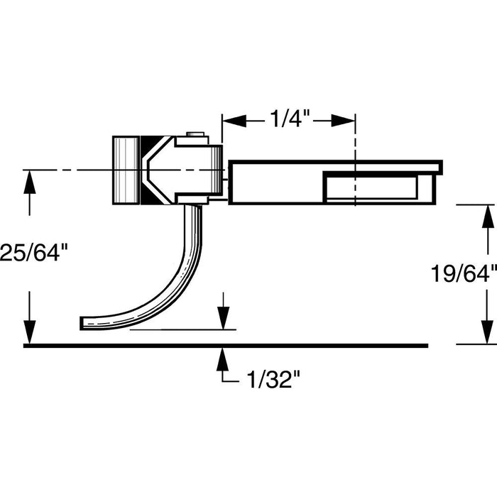 Kadee 24 - #24 HO Scale 20-Series Plastic Couplers with Gearboxes - Short (1/4") Underset Shank [4pcs]